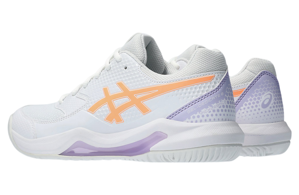 Asics Gel-Dedicate 8 Pickleball WMNS White / Bright Sunstone