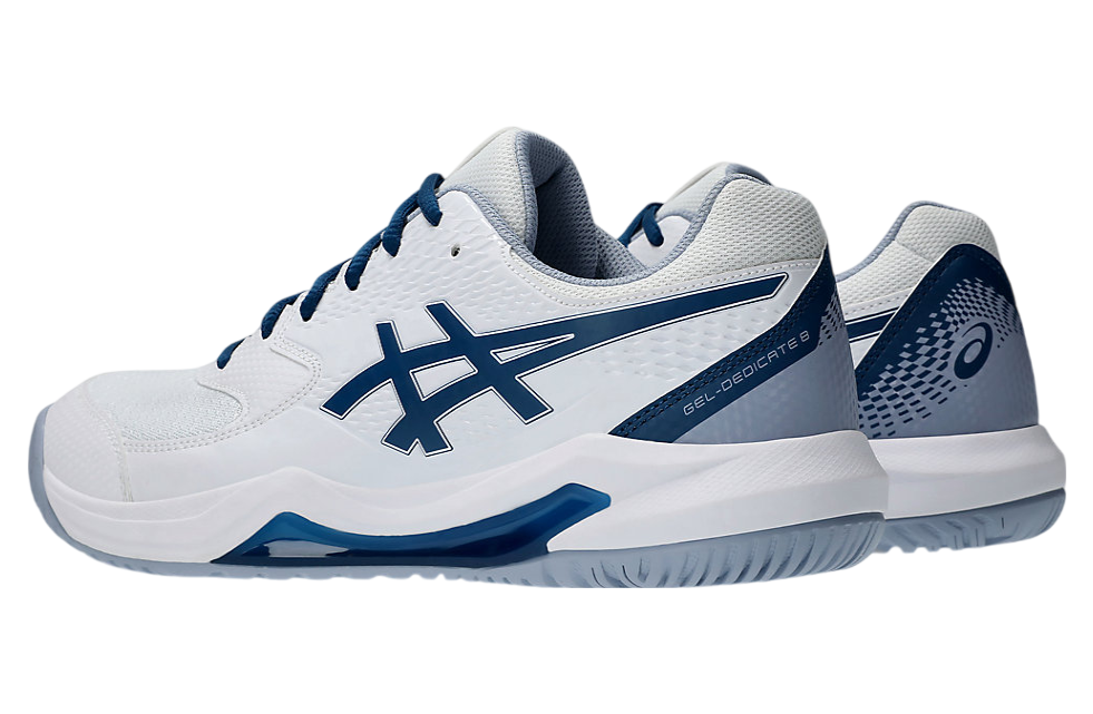 Asics Gel-Dedicate 8 White / Mako Blue