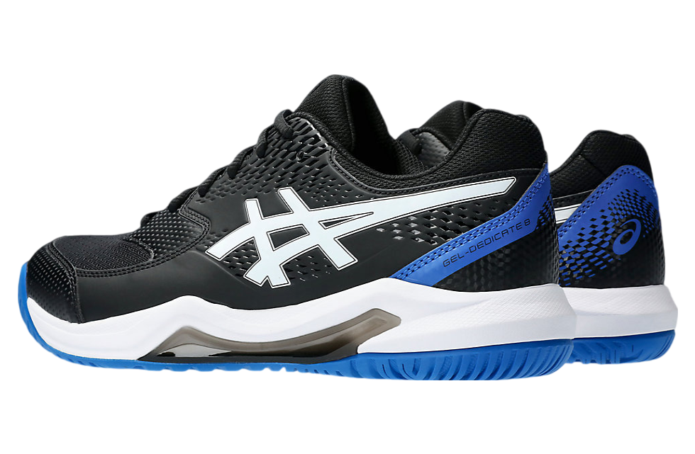 Asics Gel-Dedicate 8 Wide Black / Tuna Blue