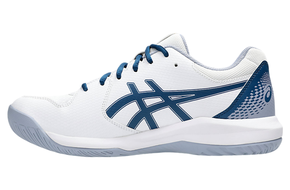 Asics Gel-Dedicate 8 Wide White / Mako Blue