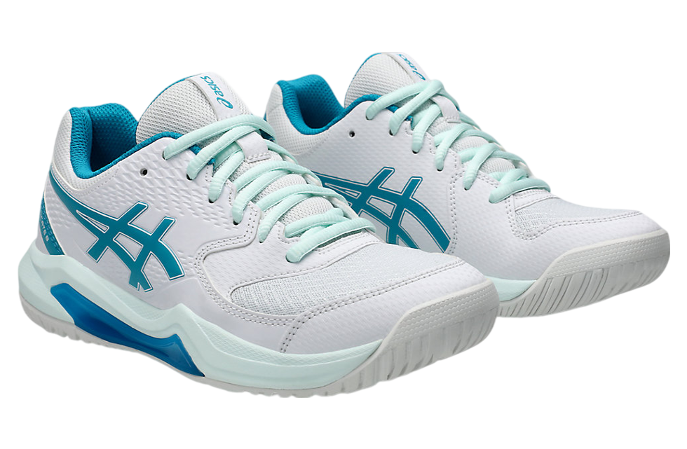 Asics Gel-Dedicate 8 Wide WMNS White / Teal Blue