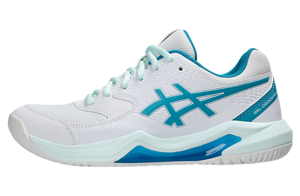 Asics Gel-Dedicate 8 Wide WMNS White / Teal Blue