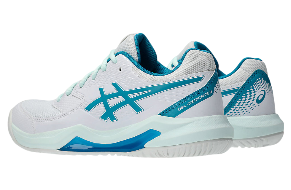 Asics Gel-Dedicate 8 WMNS White / Teal Blue