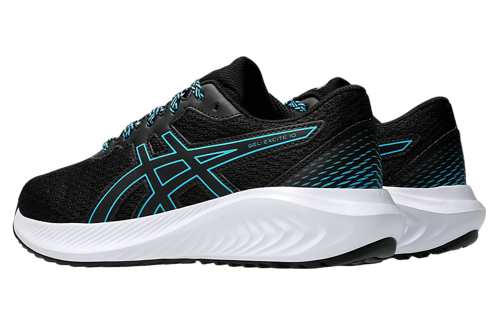 Asics Gel-Excite 10 GS Black / Digital Aqua