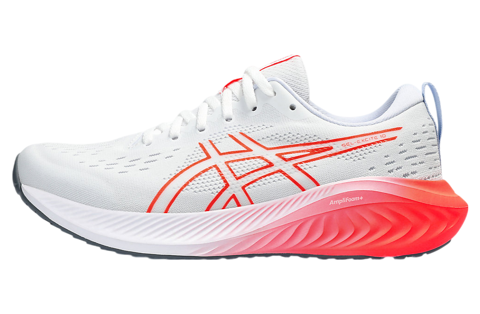 Asics Gel-Excite 10 White / Sunrise Red