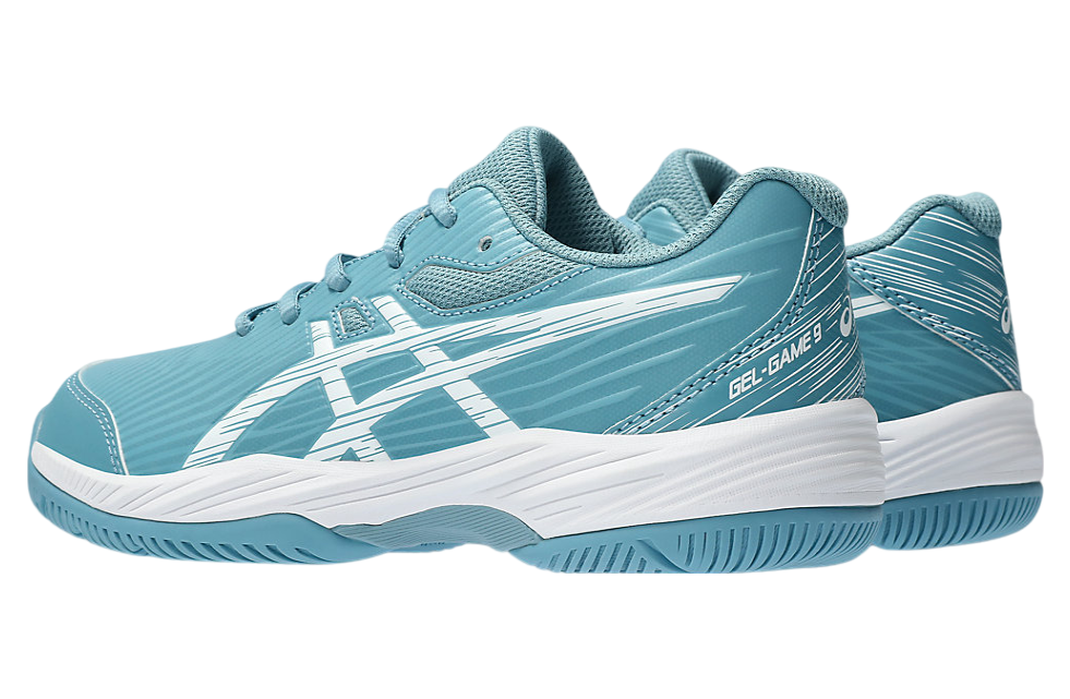 Asics Gel-Game 9 GS Gris Blue / White