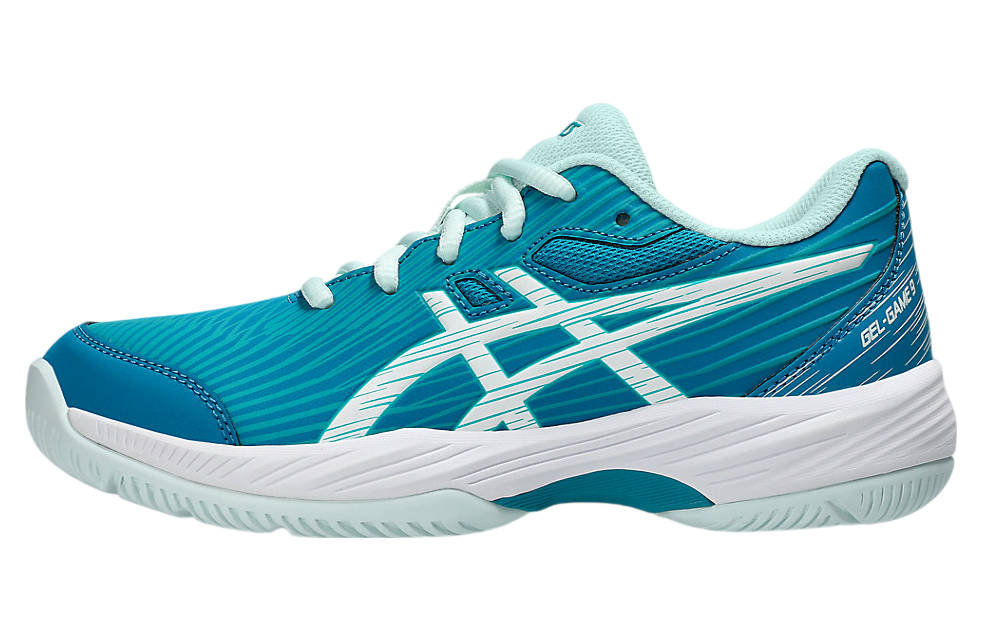 Asics Gel-Game 9 GS Teal Blue / White