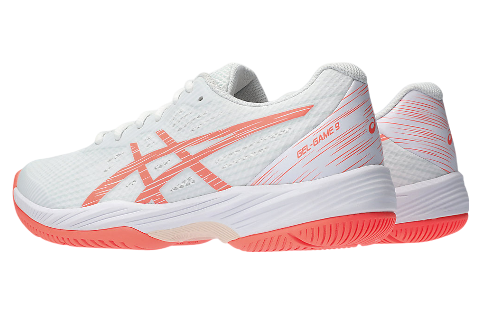 Asics Gel-Game 9 WMNS White / Sun Coral