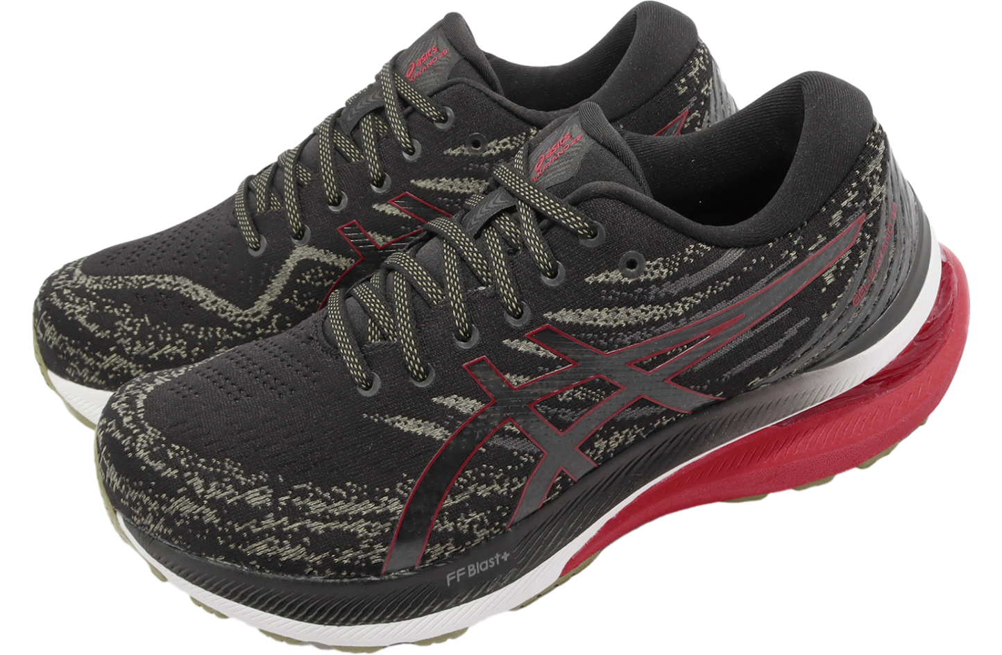 Asics GEL-Kayano 29 2E Wide Black / Electric Red