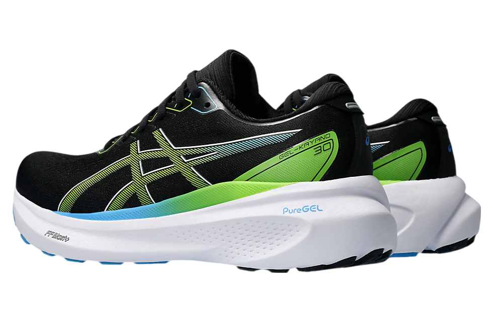 Asics Gel-Kayano 30 Black / Electric Lime