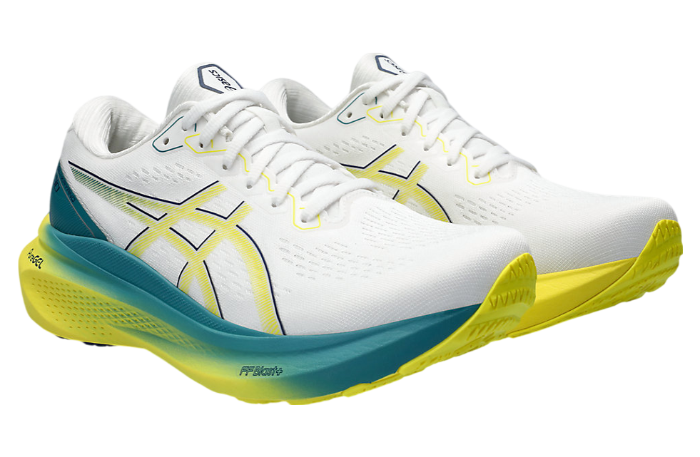 Asics Gel-Kayano 30 White / Bright Yellow