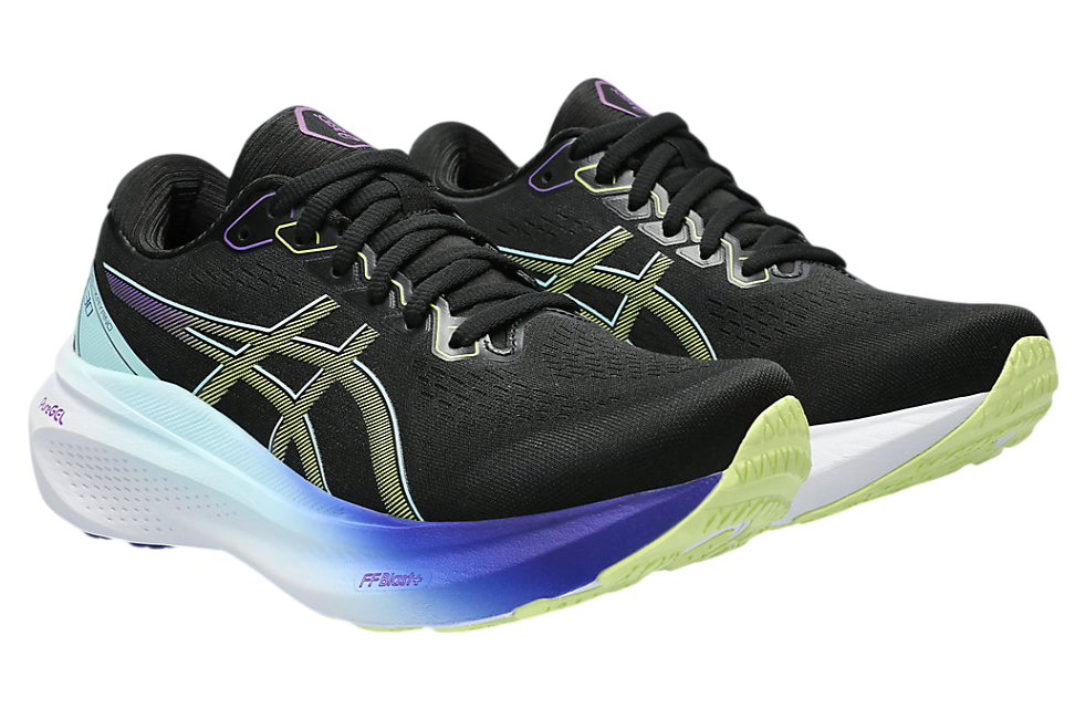 Asics Gel-Kayano 30 Wide WMNS Black / Glow Yellow