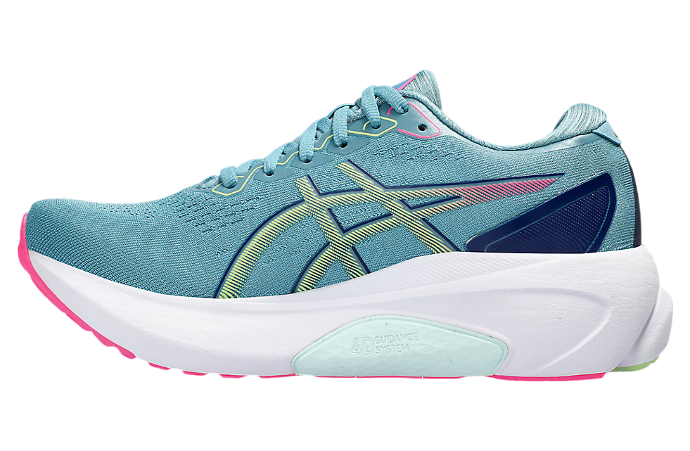 Asics Gel-Kayano 30 Wide WMNS Gris Blue / Lime Green