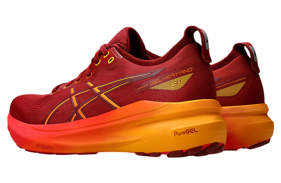 Asics Gel-Kayano 31 Extra Wide Limited Edition Cranberry / Habanero