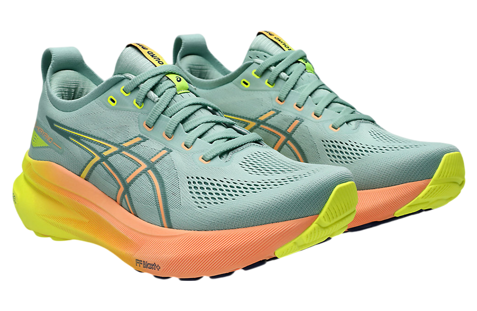 Asics Gel-Kayano 31 Paris Light Celadon / Safety Yellow