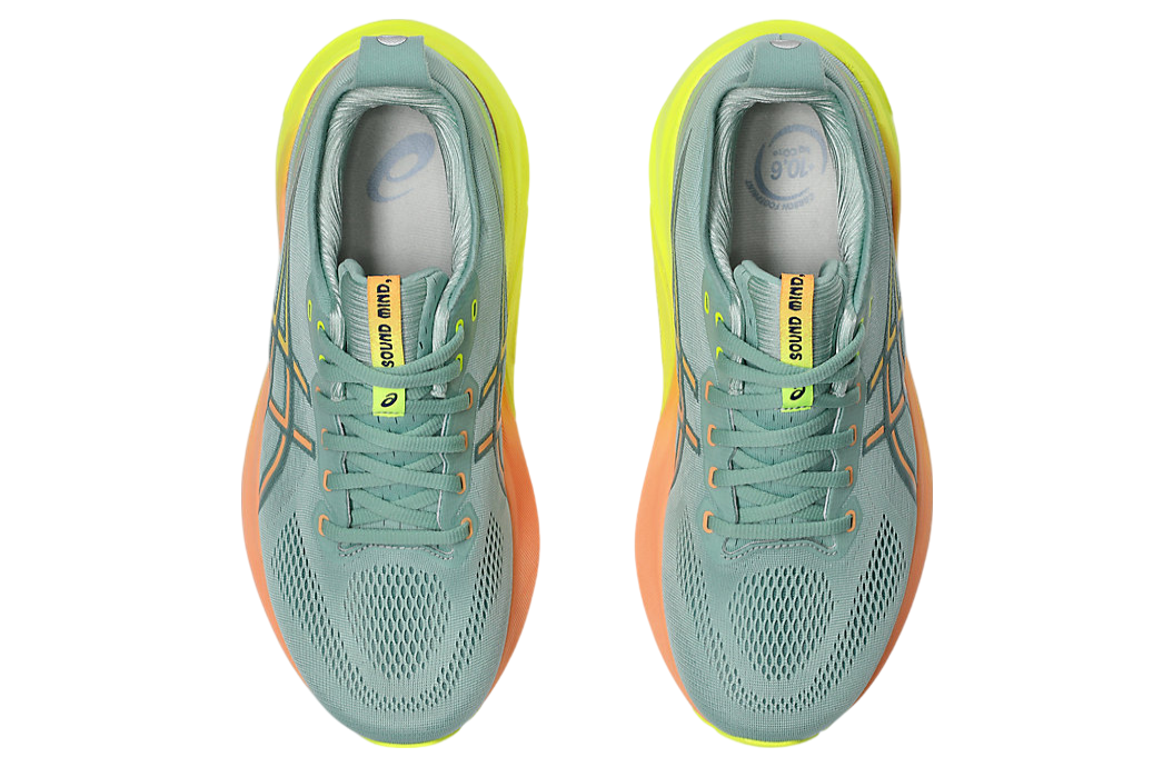 Asics Gel-Kayano 31 Paris Light Celadon / Safety Yellow