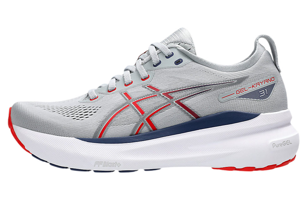 Asics Gel-Kayano 31 Piedmont Grey / Fiery Red