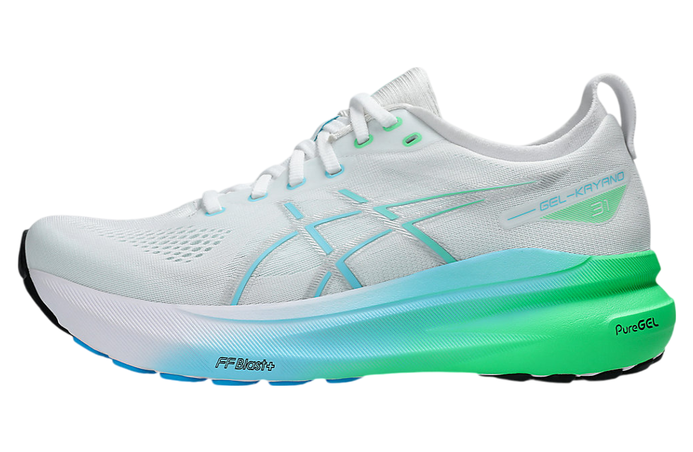 Asics Gel-Kayano 31 White / Bright Cyan