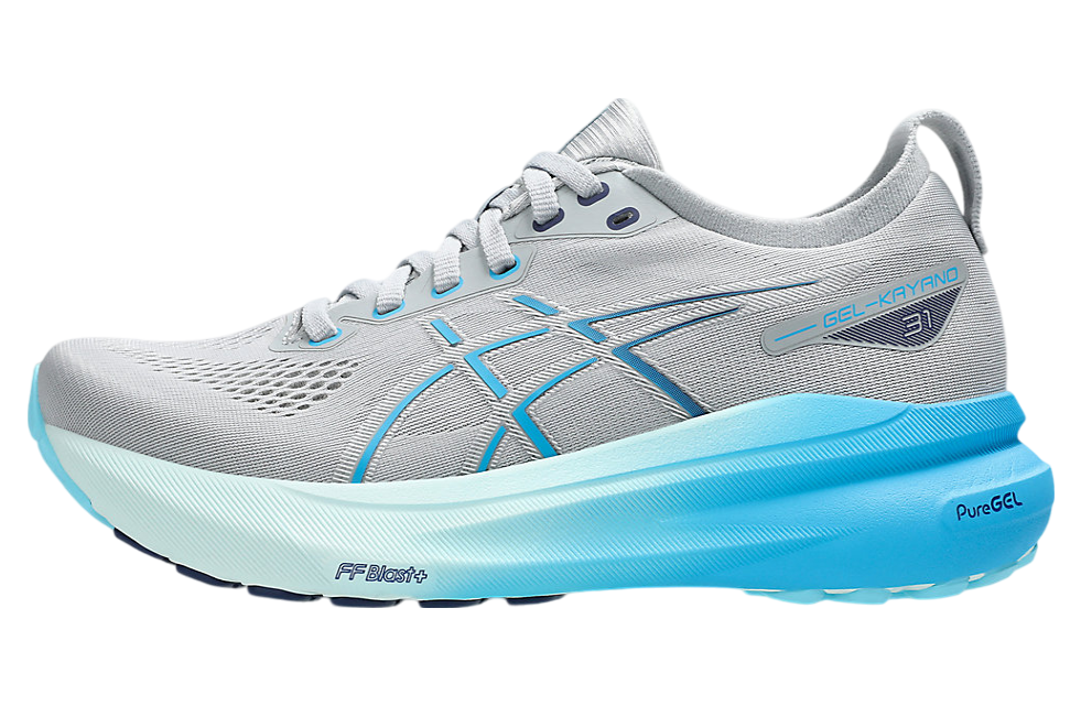 Asics Gel-Kayano 31 WMNS Piedmont Grey / Digital Aqua