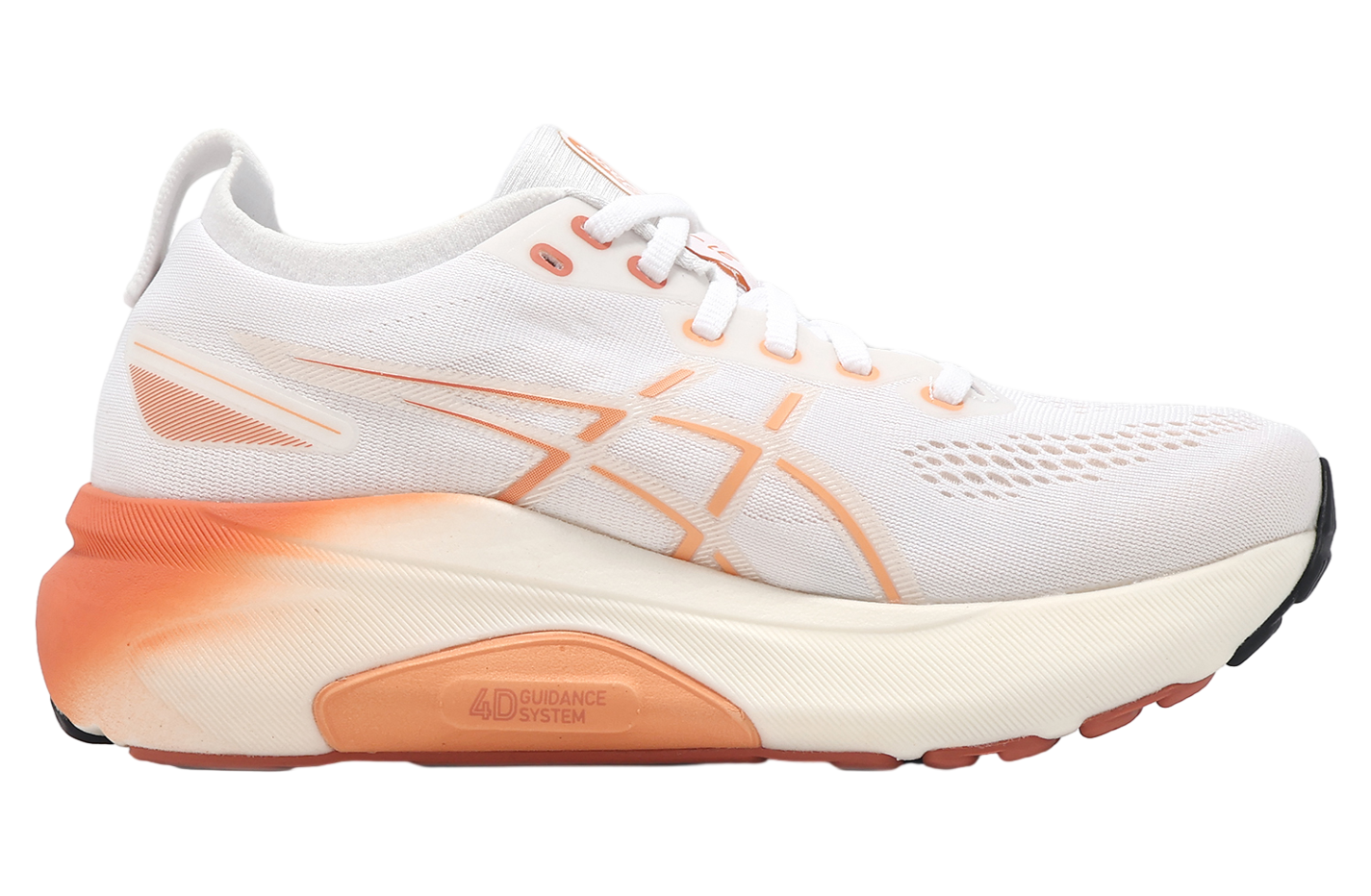 ASICS GEL-KAYANO 31 ホワイト/オレンジ　24.0 ASICS GEL-Kayano 31 Women's White/Faded Orange – Holabird Sports