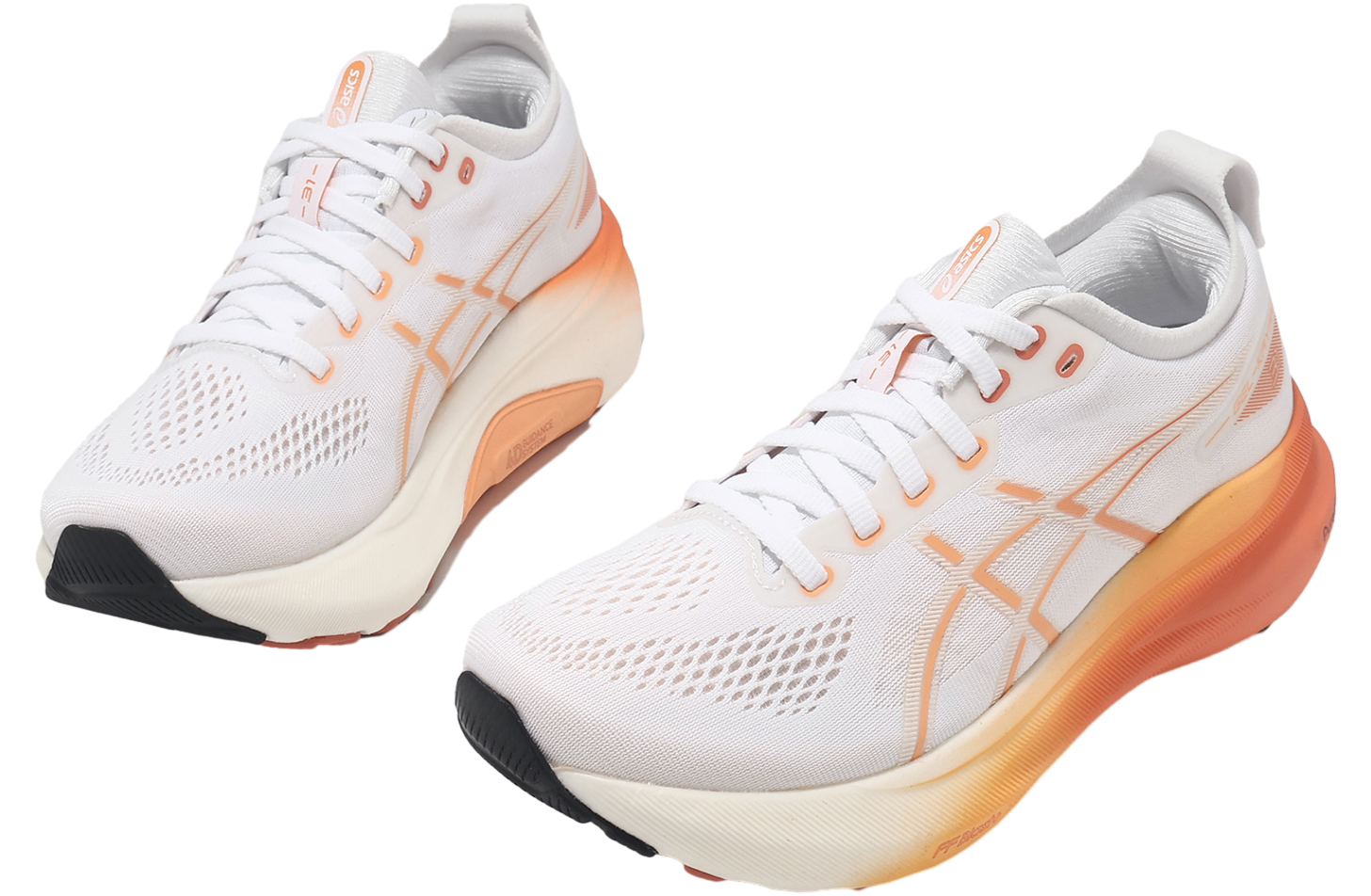 ASICS GEL-KAYANO 31 ホワイト/オレンジ　24.0 Asics GEL-Kayano 31 WMNS White / Faded Orange - Jun 2024