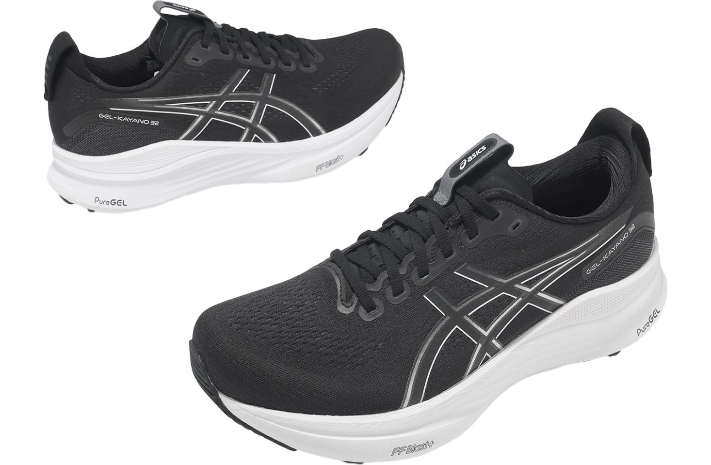 Asics GEL-Kayano 32 4E Extra Wide Black / White - Aug 2025