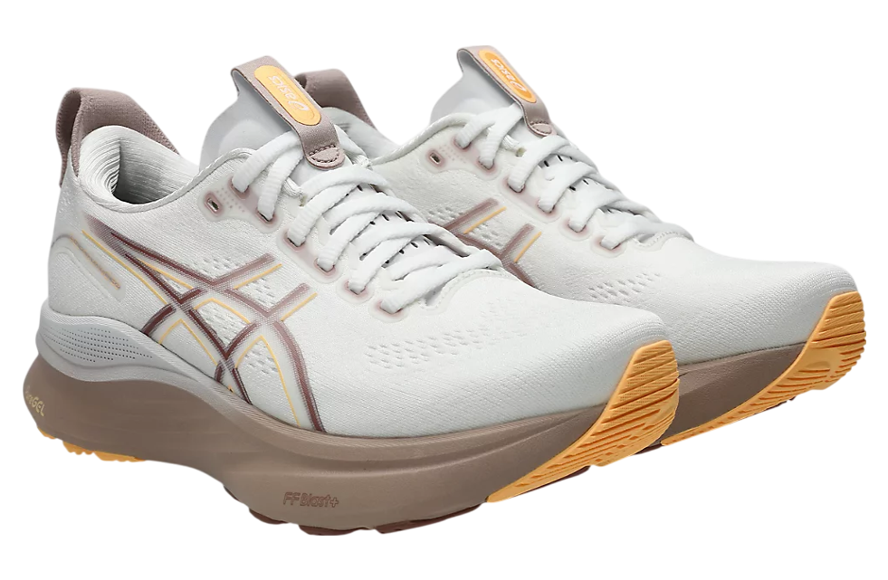 Asics Gel-Kayano 32 White / Orange Glow / Brown