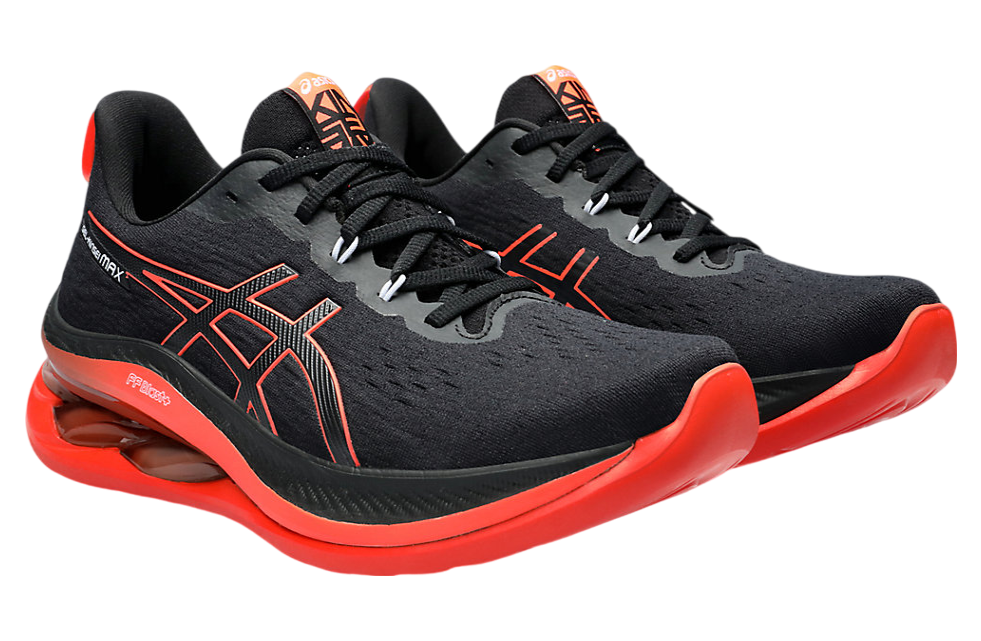 Asics Gel-Kinsei Max Black / Sunrise Red