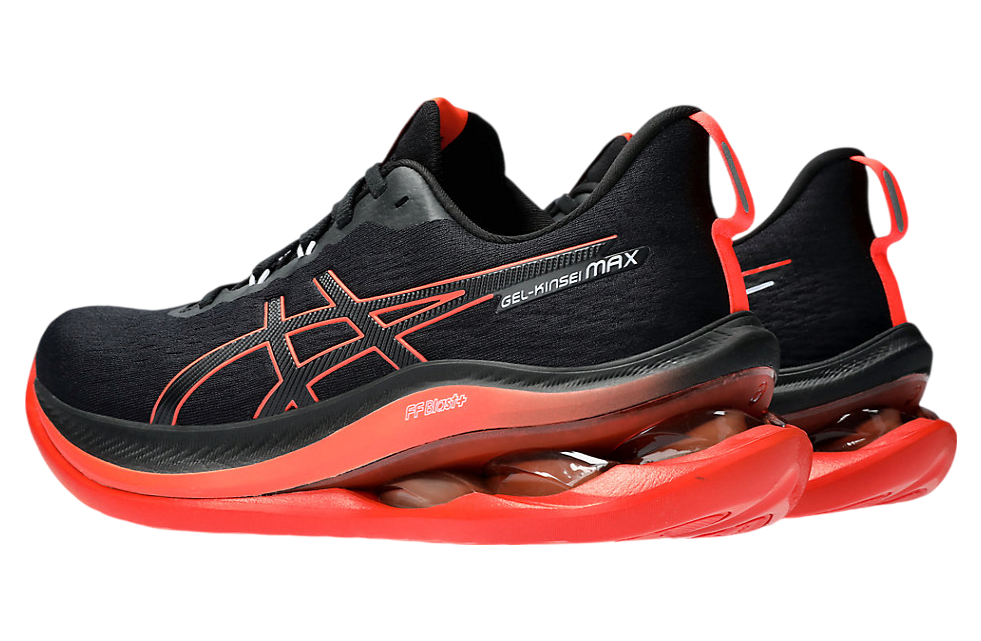 Asics Gel-Kinsei Max Black / Sunrise Red