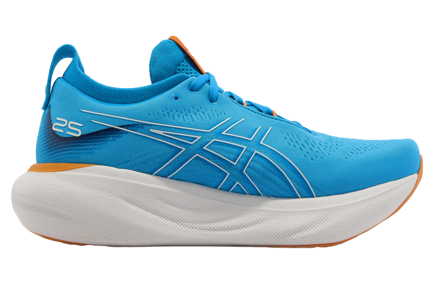 Asics GEL-Nimbus 25 4E Extra Wide Island Blue / Sun Peach