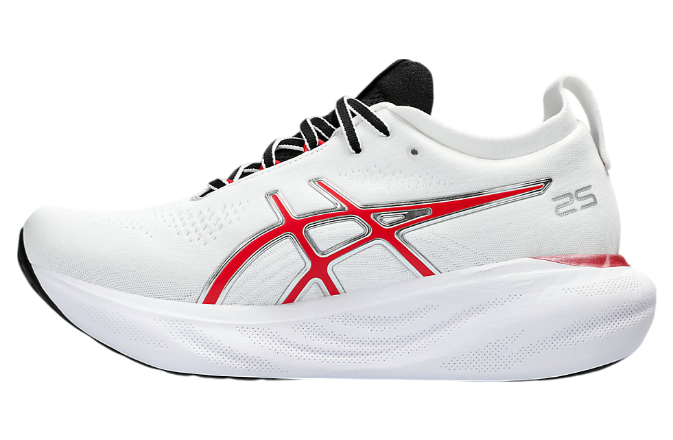 Asics Gel-Nimbus 25 Anniversary White / Classic Red