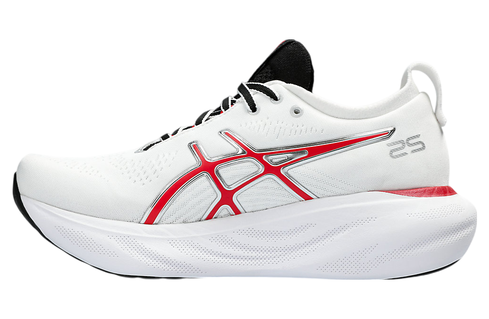 Asics Gel-nimbus 25 Anniversary Wmns White / Classic Red