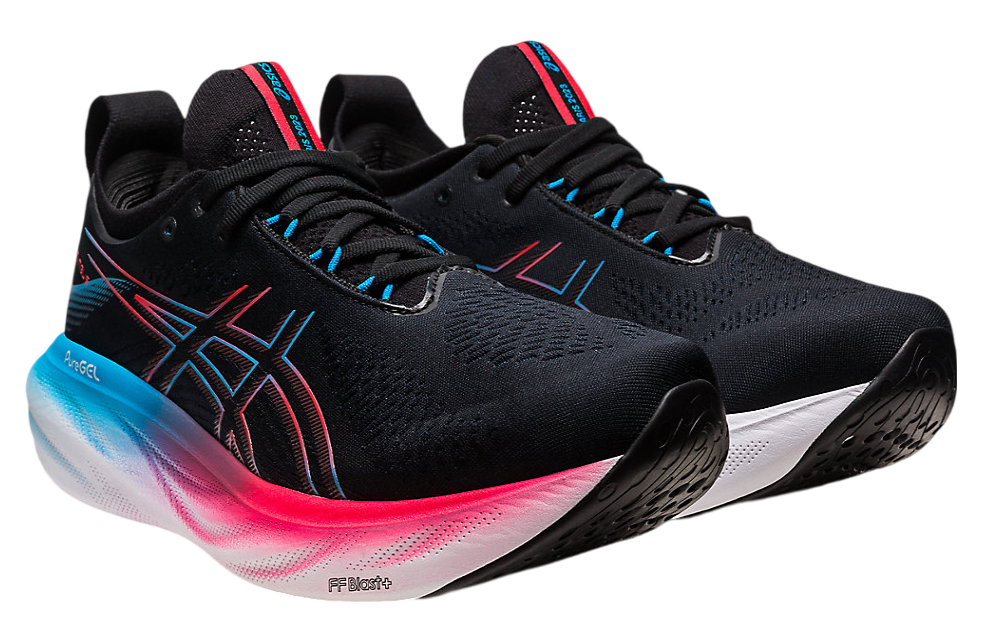 Asics Gel-Nimbus 25 Black / Electric Red