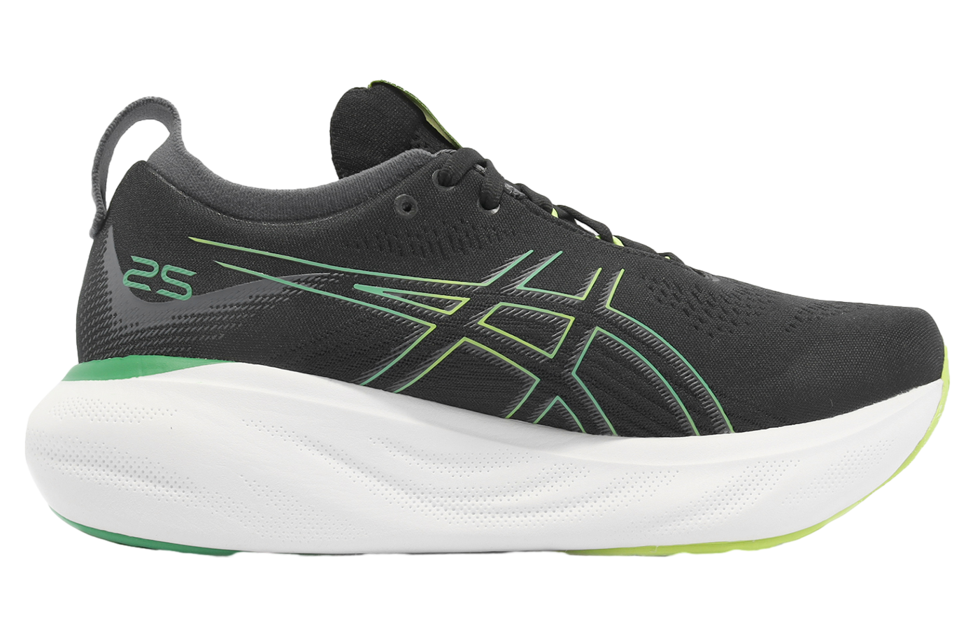 Asics GEL-Nimbus 25 Black / Lime Zest