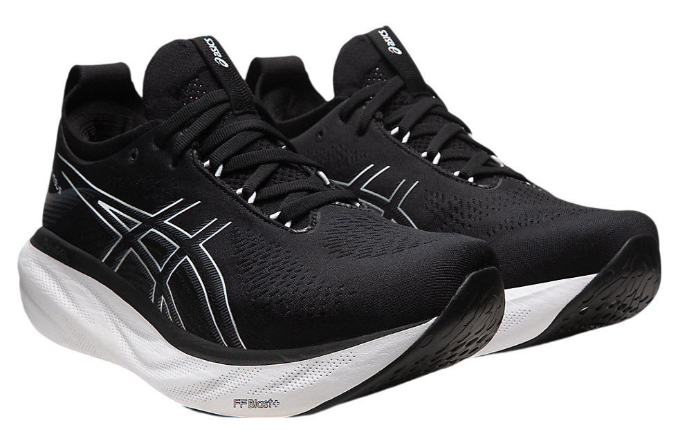 Asics Gel-Nimbus 25 Black / Pure Silver