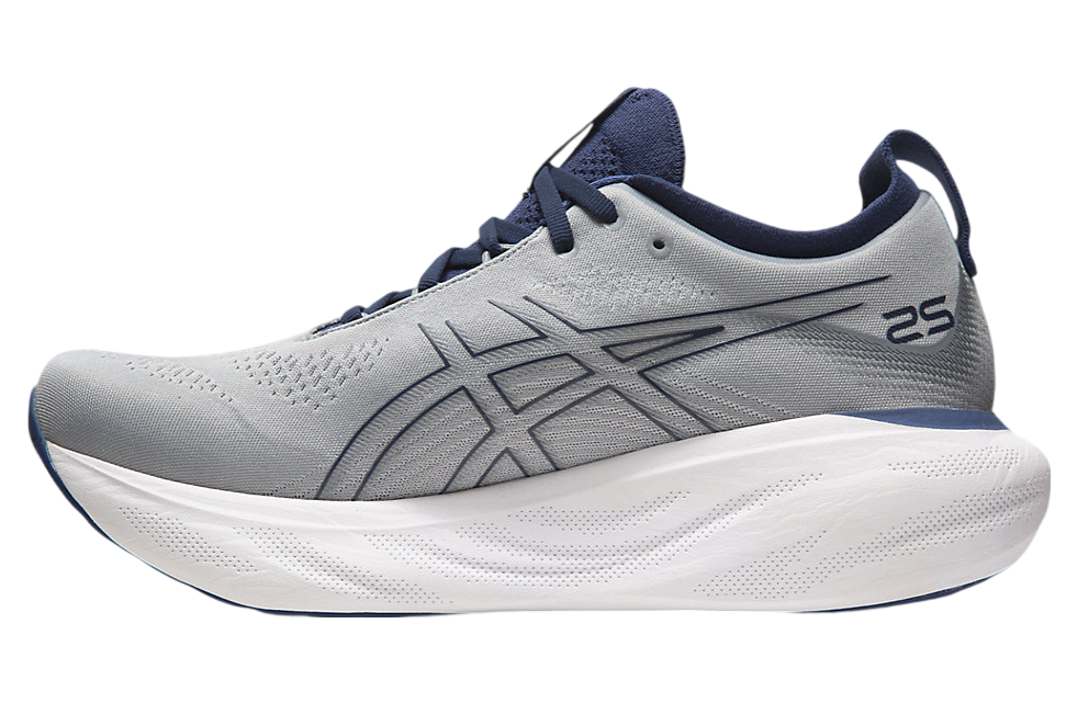 Asics Gel-Nimbus 25 Extra Wide Sheet Rock / Indigo Blue