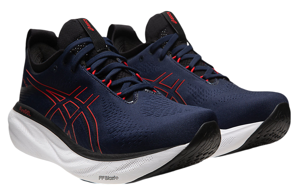 Asics Gel-Nimbus 25 Midnight / Electric Red