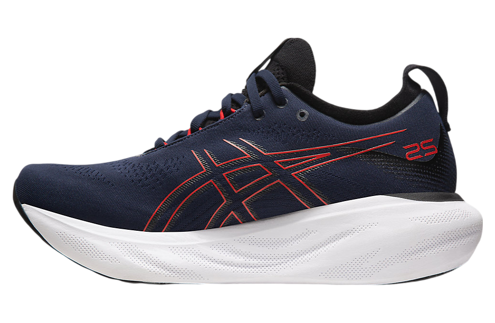 Asics Gel-Nimbus 25 Midnight / Electric Red