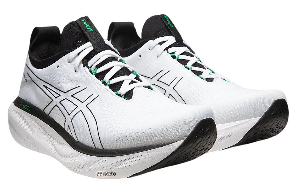 Asics Gel-Nimbus 25 White / Black