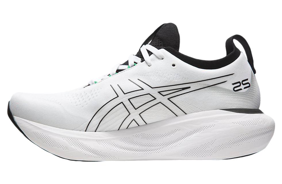 Asics Gel-Nimbus 25 White / Black