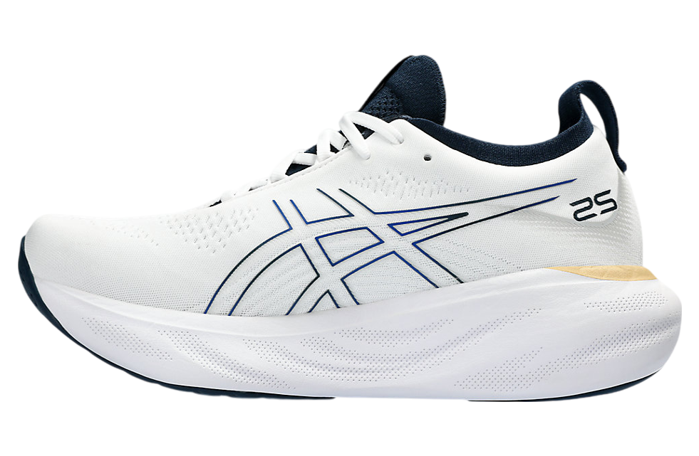 Asics Gel-Nimbus 25 White / Illusion Blue