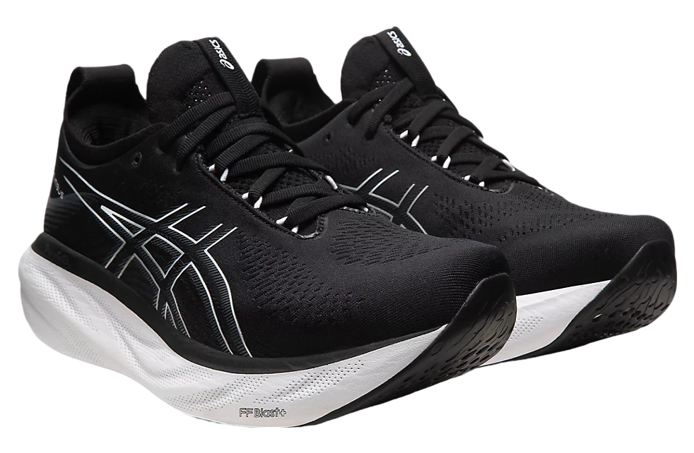 Asics Gel-Nimbus 25 Wide Black / Pure Silver