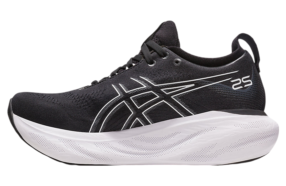 Asics Gel-Nimbus 25 Wide WMNS Black / Pure Silver