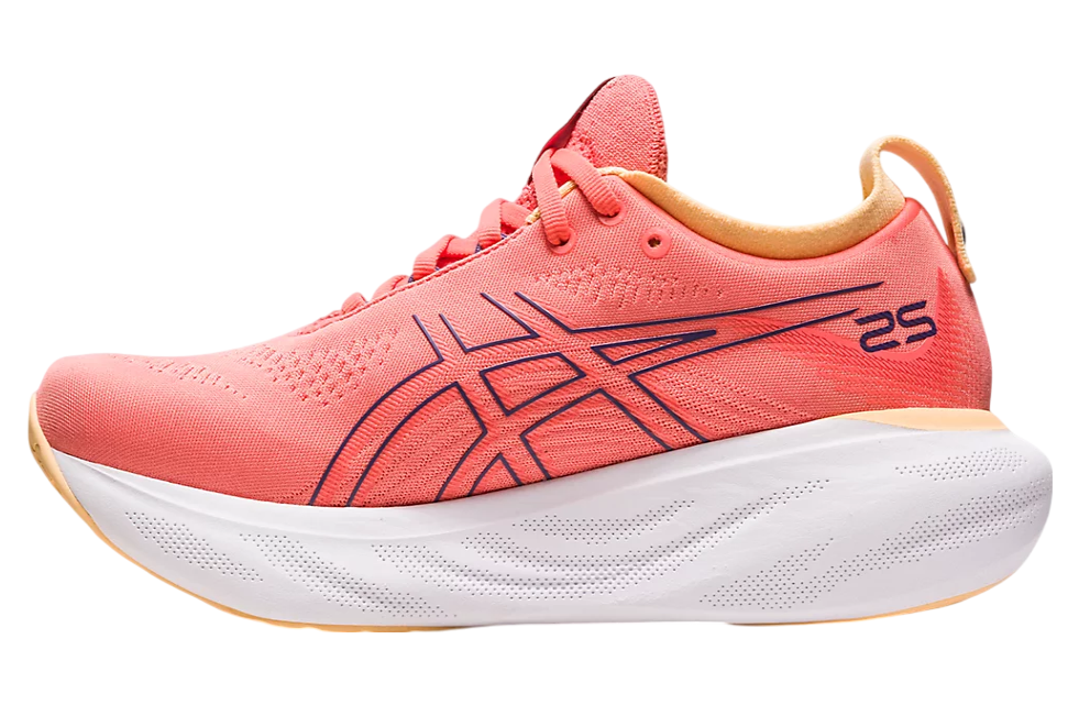 Asics Gel-Nimbus 25 Wide WMNS Papaya / Dusty Purple