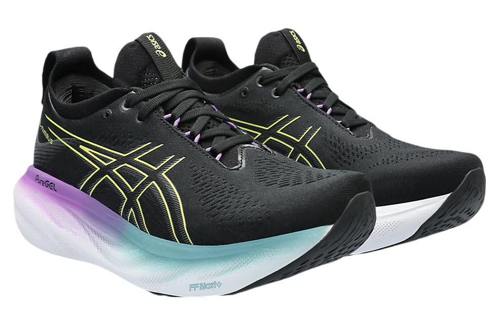 Asics Gel-Nimbus 25 WMNS Black / Glow Yellow