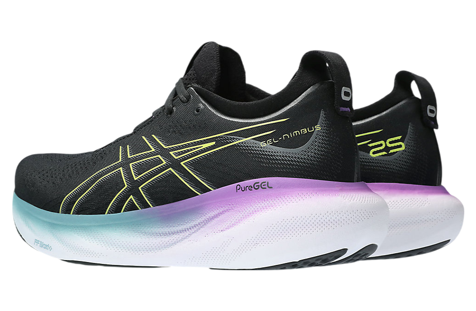 Asics Gel-Nimbus 25 WMNS Black / Glow Yellow