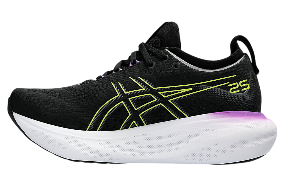 Asics Gel-Nimbus 25 WMNS Black / Glow Yellow