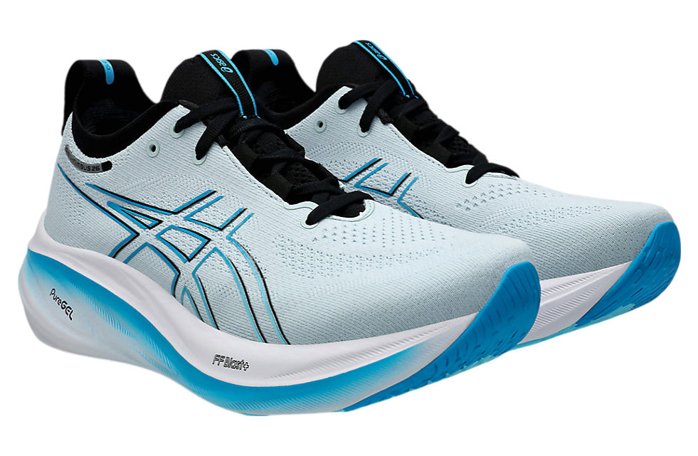 Asics Gel-Nimbus 26 Cool Grey / Bright Cyan