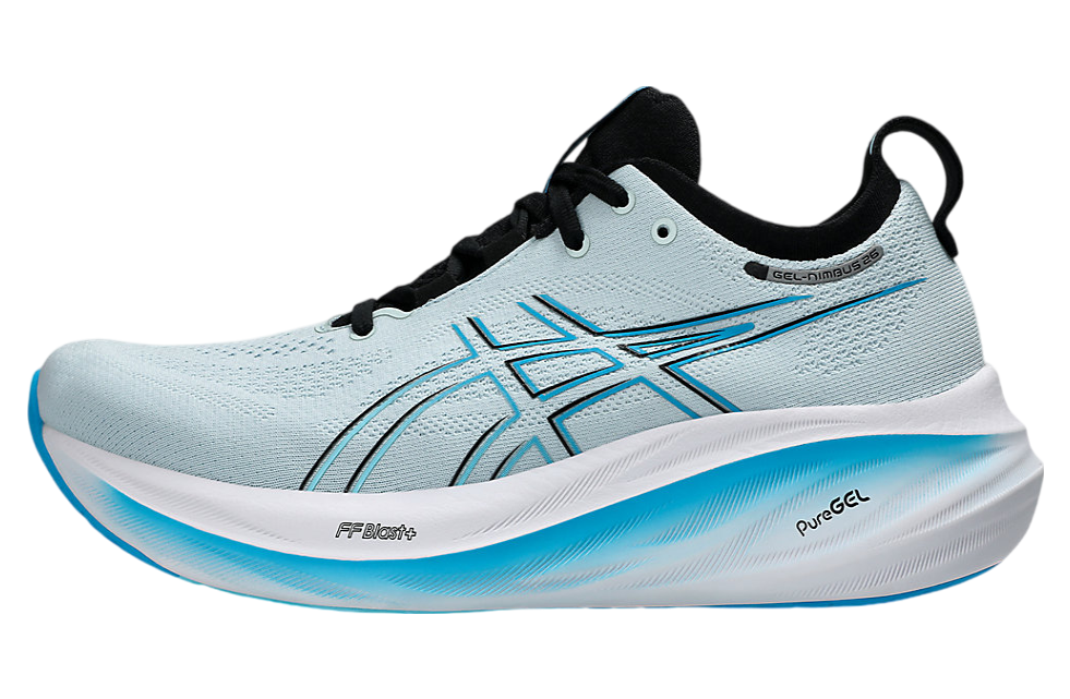 Asics Gel-Nimbus 26 Cool Grey / Bright Cyan