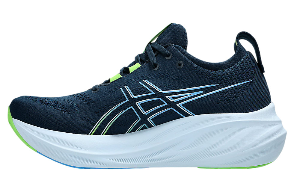 Asics Gel-Nimbus 26 Extra Wide French Blue / Electric Lime